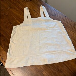 J. Crew Cream Blouse Tank